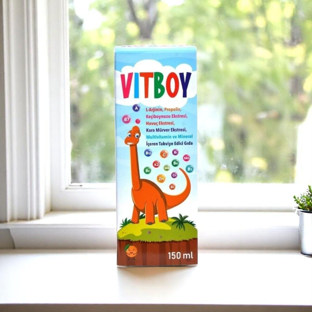 Vitboy Multivitamin Ve Mineral İçeren Takviye Edici Gıda 150 Ml Şurup