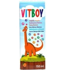 Vitboy Multivitamin Ve Mineral İçeren Takviye Edici Gıda 150 Ml Şurup
